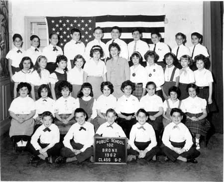 PS102 6th Grade 1962